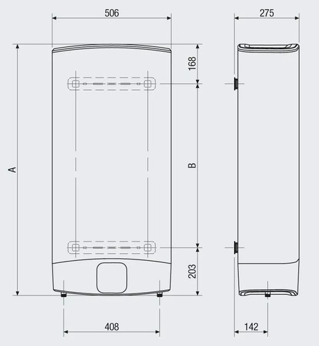 Termotanque eléctrico Ariston Velis Evo 80 ARG blanco 80L 230V
