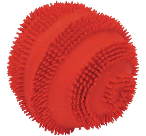 Coastal Pet Rascals 2.5  Latex Spiny Red Ball Dog Toy Con Ch