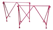 Comprar Par De Caballetes De Hierro Fuerte Rojo