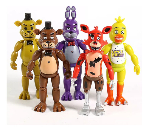 000 5 Unids/set Five Nights At Freddys Figuras De Acción