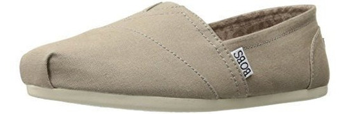 Skechers Bobs Plush-peace & Love, Taupe, 5.5 W Us