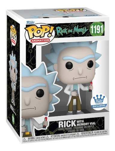 Funko Pop Rick And Morty Rick With Memory Vial Funko Shop