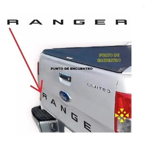 Stickers Letras Y Garra Faro Para Ford Ranger 2pzs 1 Col