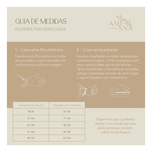 Pulseira Para Berloque Maleável Fecho Tambor Liso Prata 925