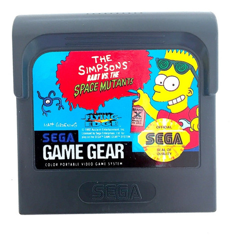 Sega Game Gear Simpsons Bart Vs The Space Mutants Toymaster