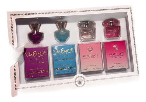 Set Pefume Mini Versace X4 Original Importado Sephora