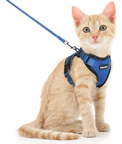 Cat Harness And Leash Set, Escape Proof Safe Adjustable...