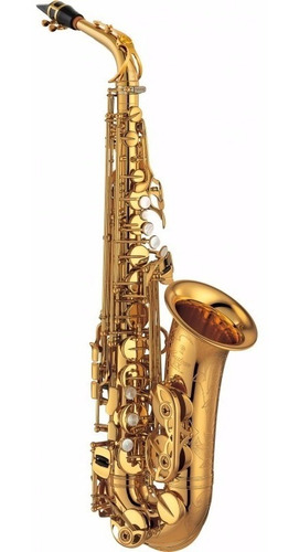 Saxofón Yamaha Alto Customex Eb Chapa D Oro24k Yas875exgp/03