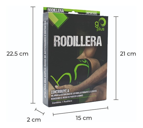 Imagen 8 de 10 de Rodillera X L Go Plus