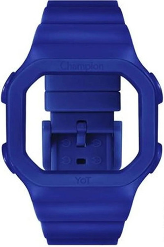 Pulseira E Caixa Para Relógio Champion Yot Azul