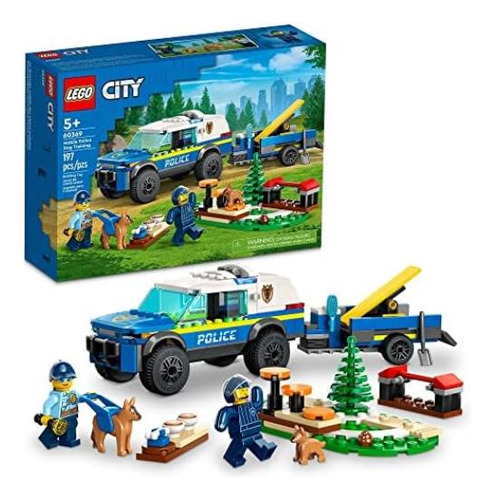 Lego City Adiestramiento Perros Policía Móvil, Coche Juguete
