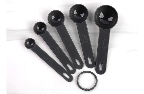 Juego De 10 Tazas Y Cucharas Medidoras De Plástico, Cucharas