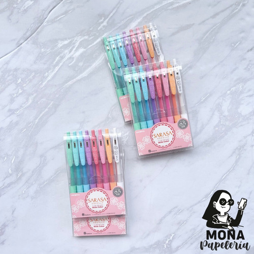 Zebra Sarasa Milk 0.5mm | 8 Colores