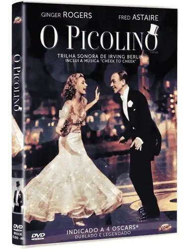 Dvd O Picolino ( Top Hat) Fred Astaire Ginger Rogers 1935