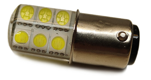 Lampara De 1 Polo 12 Led 5050 Smd - Blanco 12v Siliconado