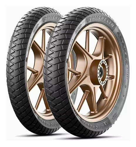 Par Pneu Anakee Michelin 90/90-21 + 120/80-18 Lander Xre Nx