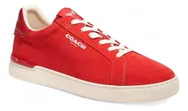 Comprar Tenis Coach Clip Low De Gamuza Color Rojo 100% Original