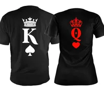 Comprar Polera Duo San Valentin King - Queen Rey - Reina