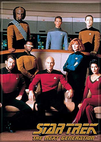 Ata-boy Star Trek La Próxima Generación Cast Magne 2,5 X 3,5