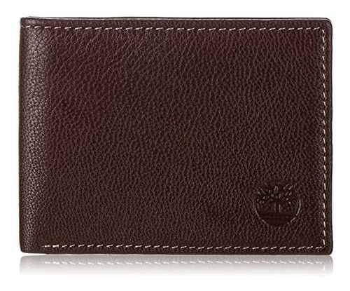 Cartera Timberland Blix De Piel Para Hombre, Con Cierre Ajus