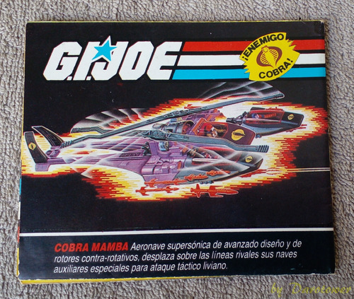 Poster Catalogo Gi Joe Plastirama #2 De Los 80's Impecable