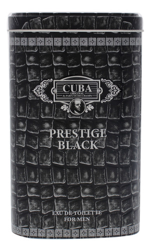 Perfume Cuba Prestige Black Edt En Aerosol Para Hombre, 90 M