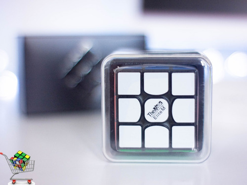 Imagem 2 de 7 de Cubo Mágico 3x3x3 Qiyi Valk 3 Elite M Magnético Preto