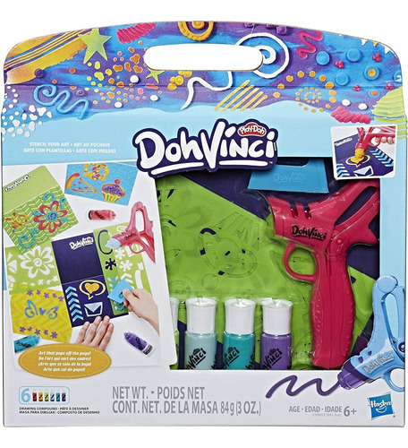 Play-doh Dohvinci Stencil Your Art Stenciling Kit Brand - Ar