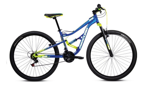 Bicicleta De Montaña Mercurio Kaizer Doble Suspensión 29 Color Azul/Negro