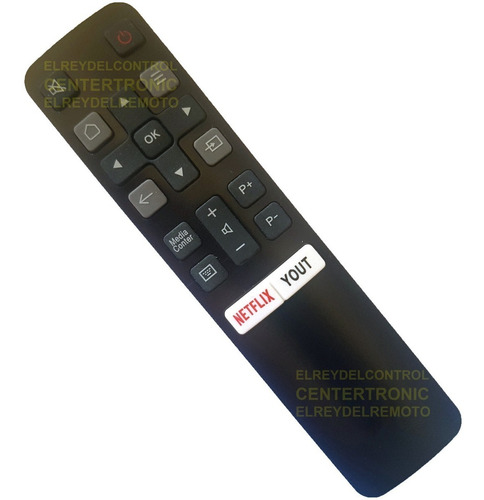 Imagen 1 de 5 de Control Remoto Smart Tv Para Tcl Hitachi Kanji Rca Admiral