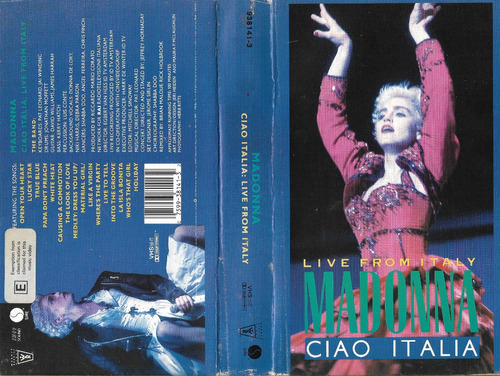 Madonna Ciao Italia Live From Italy Vhs Original Max_wal
