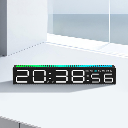 Reloj Digital Gran Pantalla 9 Reloj Led De Color Digital