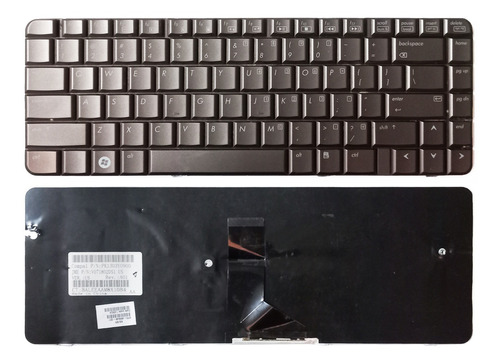 ¡¡ Teclado Hp Dv4-1000 Marrón En Ingles - Jhc Ventas !!