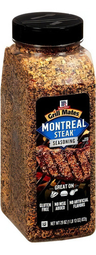 Sazonador Carne Mccormick 822 Gr. Montreal Steak Grill Mates