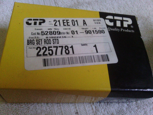 2257781 Concha Biela Estandar Motor Cat 3054 Sin Cuña