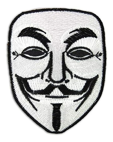 Vendetta Halloween Fawkes Anónimo Máscara De Chavo Bordado