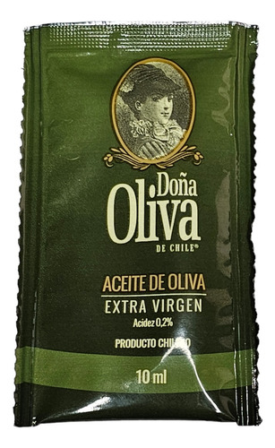 Aceite De Oliva Sachet Bolsa De 50 Un  10ml