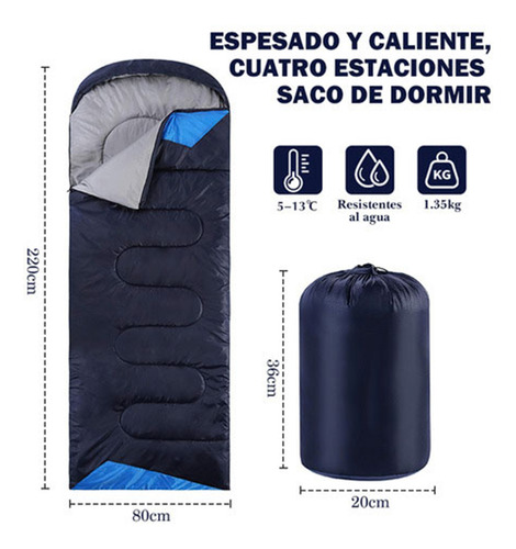 Cómodo Saco De Dormir Para Interior Y Exterior Saco De Dormi