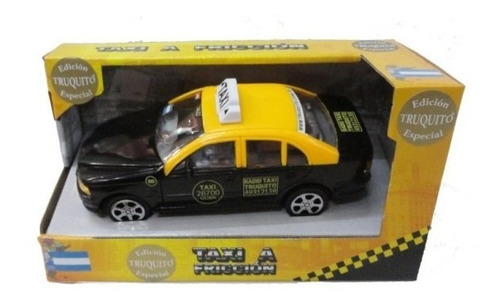 Taxi Fricción 17 Cm Truquito En Casa Valente