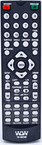 Kit 10 Controle Remoto Para Dvd Lenoxx