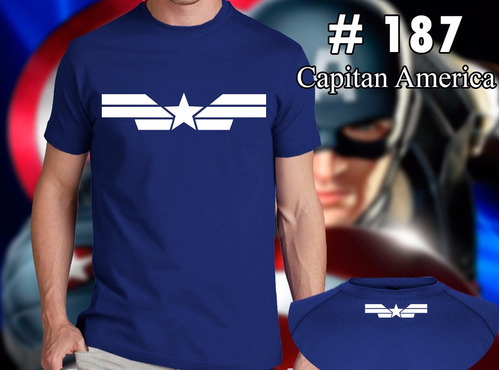 Remera De Comics Capitan America Marvel # 187