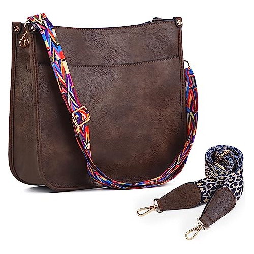 Mujer Bolso Bandolera, Diseñador Hobo Bolsos De Bolso Con 2