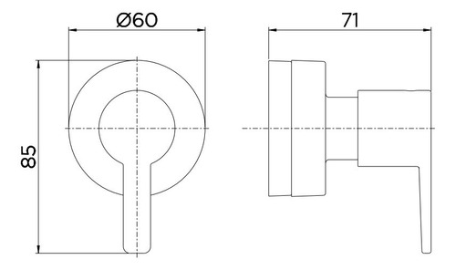 Imagem 2 de 4 de Acabamentos Registro Docol Gali P/ Deca 1/2, 3/4 E 1