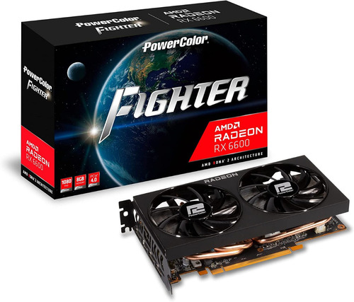 Tarjeta Grafica Amd Powercolor Rx6600 8gb Fighter