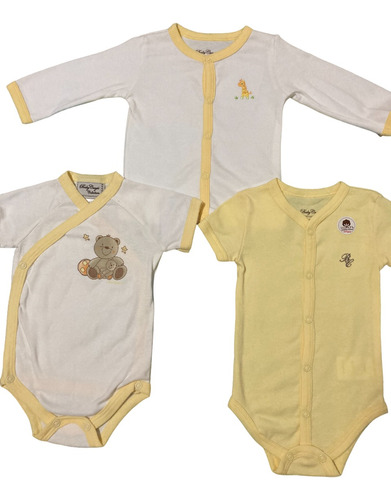 Conjunto Para Bebe 100% Algodon (set  3p) Baby Creysi