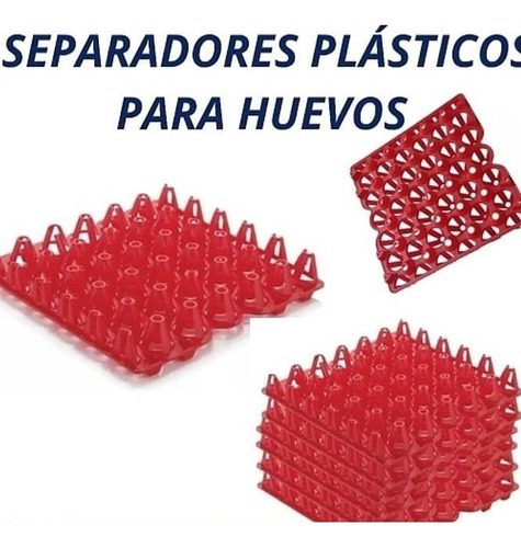  Separadores Plásticos Para Huevos De 30 Unidades 