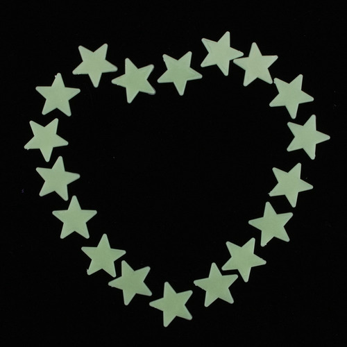 100 Pegatinas 3d De Estrellas Que Brillan En La Oscuridad