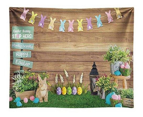 Funnytree 5x7ft Primavera Feliz Pascua Tema Xbzmg