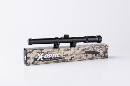 Mira Telescopica X-optic 4x20 Con Anillas Aire Comprimido