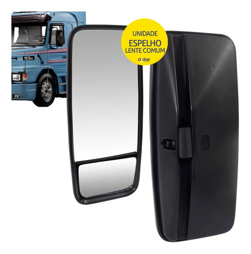 Imagem 1 de 2 de Espelho Retrovisor Ônibus Caminhão Volvo Nl10 Nl12 N10 N12